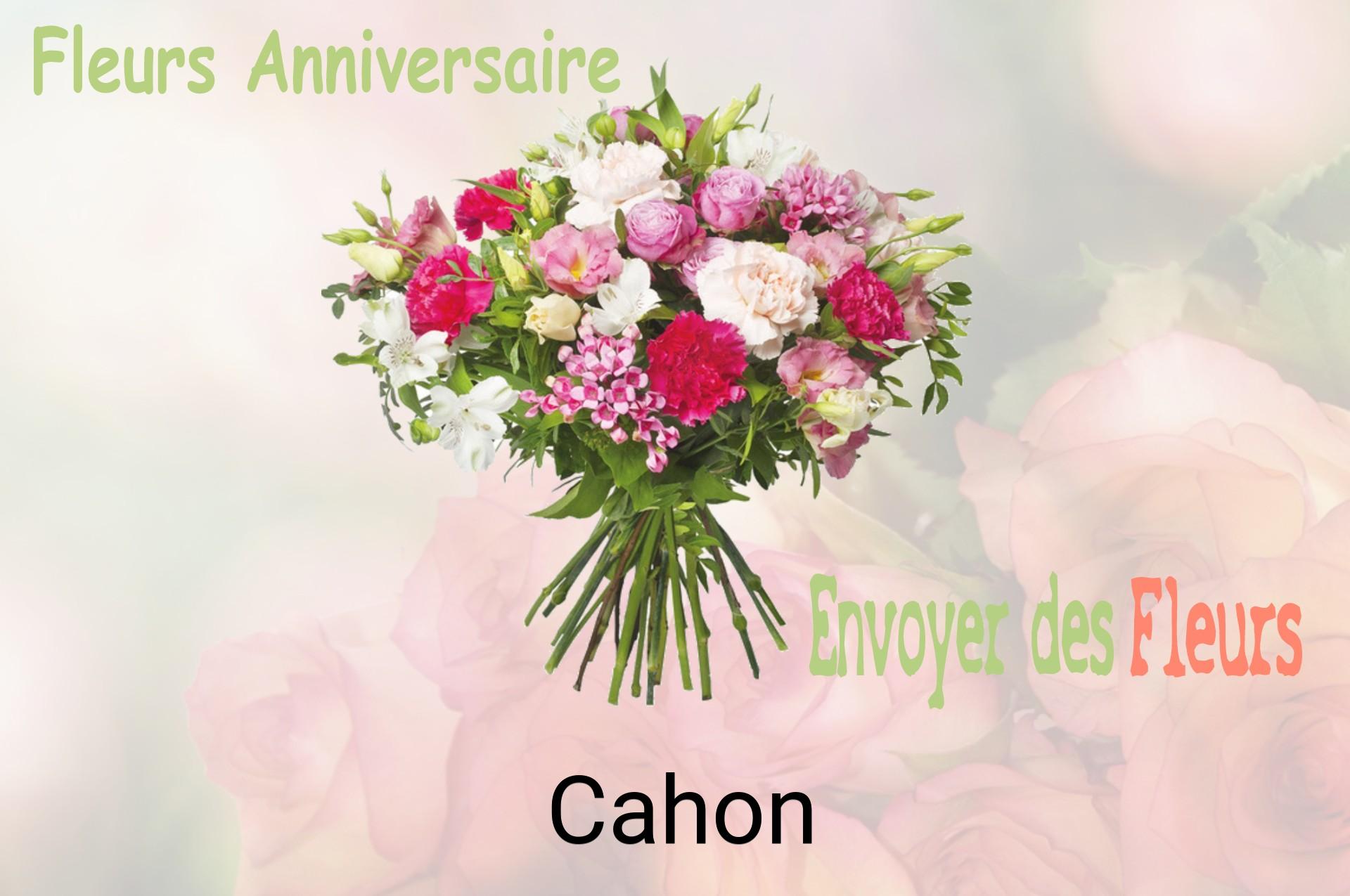 Bouquet de fleurs d’anniversaire livré à Cahon